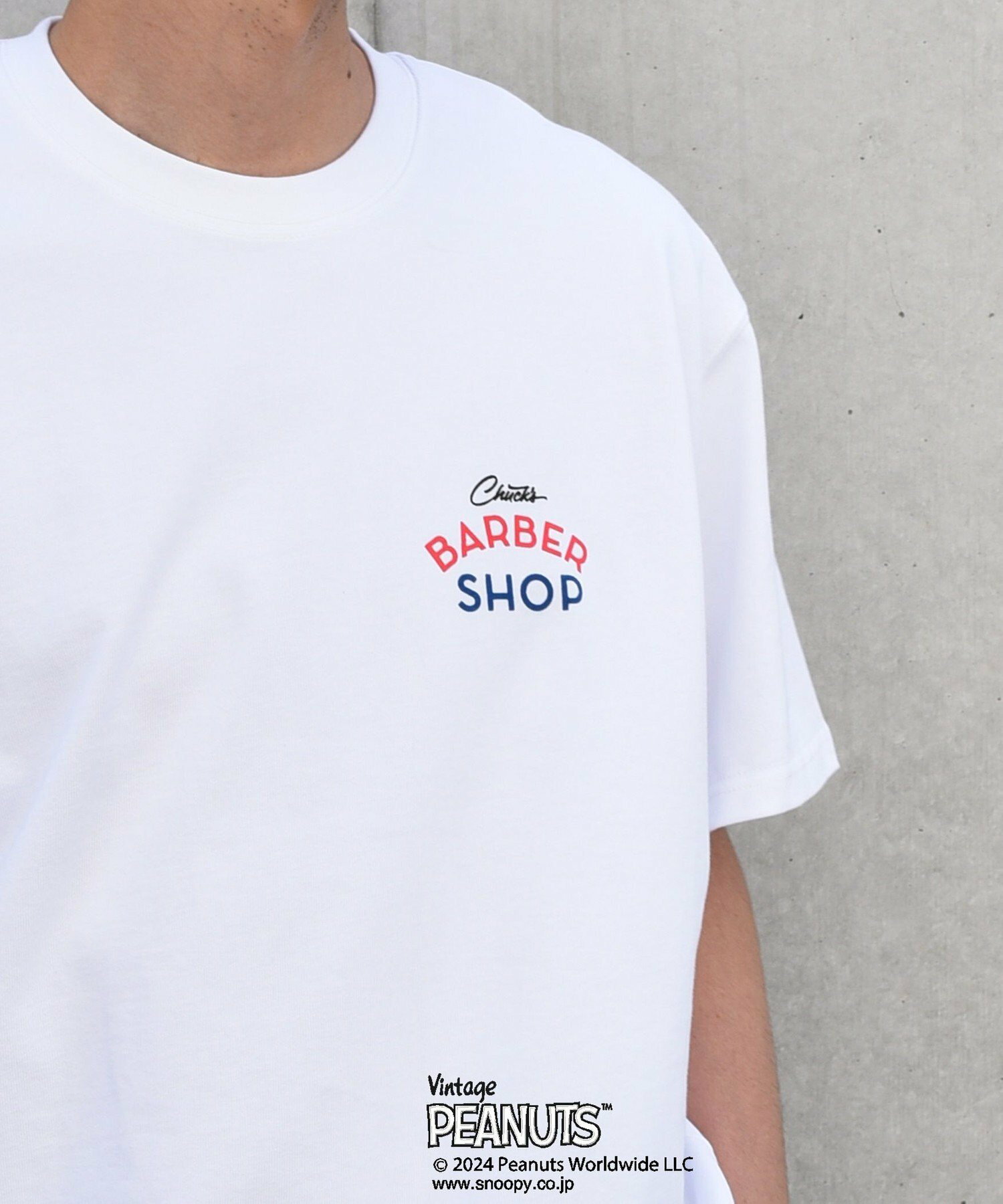 SHIPS any: SNOOPY コラボ カルチャー グラフィック バック プリント Tシャツ◇